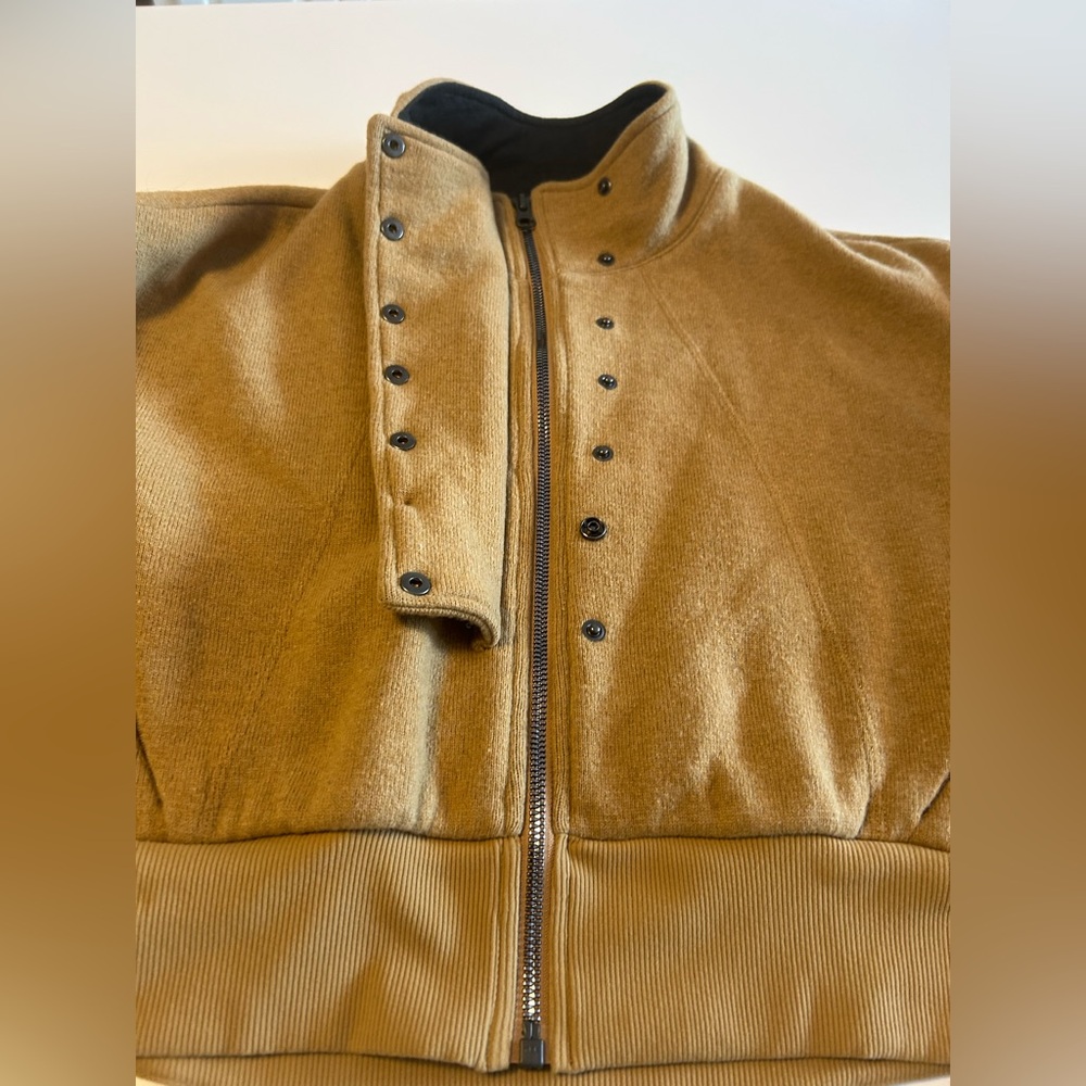 Alo Yoga, Brown Strut Cropped Jacket, Sz M - Picture 6 of 14